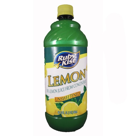 Ruby Kist Ruby Kist Lemon Juice 32 fl. oz., PK12 3221232RK